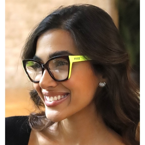 Emilio Pucci Accessories - Emilio Pucci EP5216 Eyeglasses 053 Black Cat-Eye